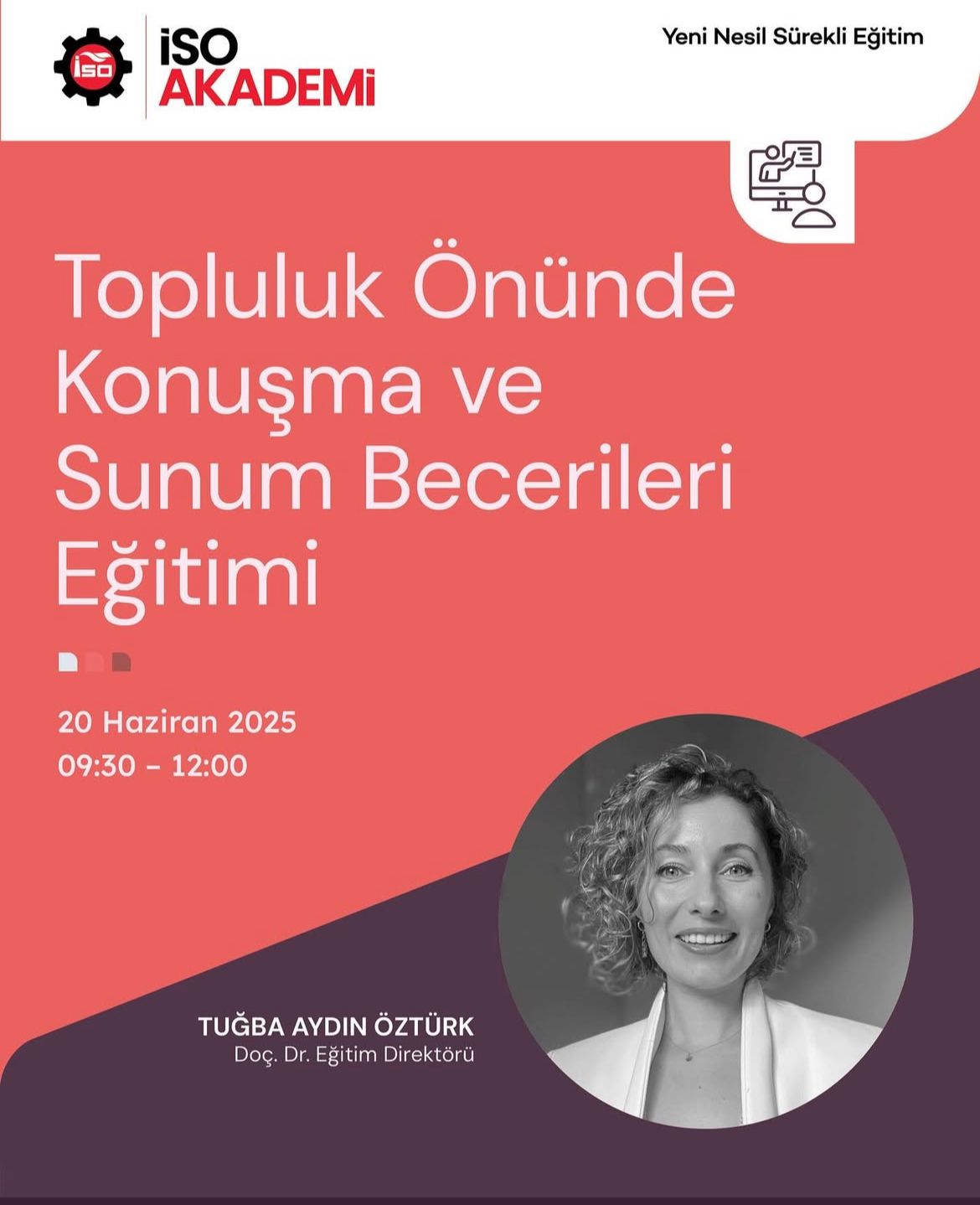 4.Topluluk Önünde Konuşma ve Sunum Becerileri Afiş